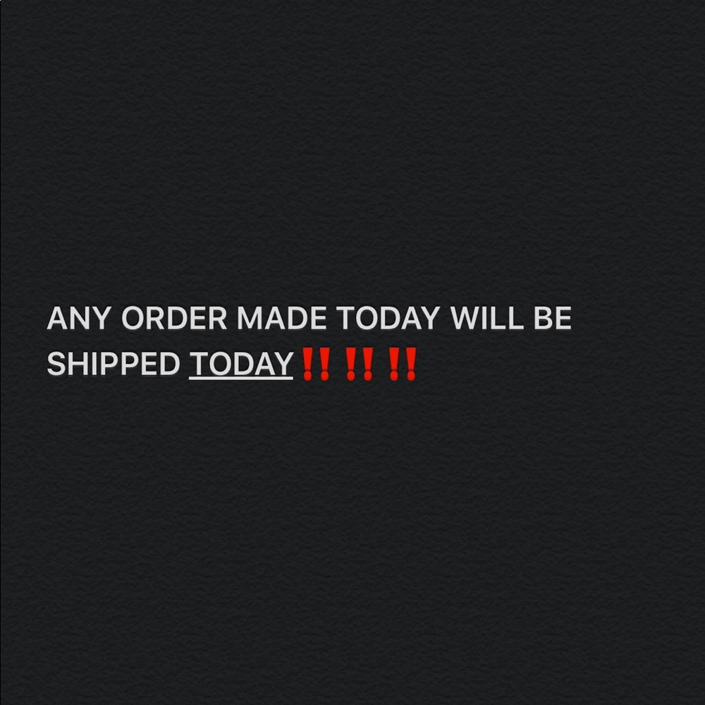 ‼️SAME DAY SHIPPING‼️